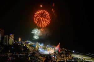 bắn pháo hoa Tết tại Vũng Tàu